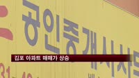 김포 지역 아파트 매매가 2% 가까이 상승