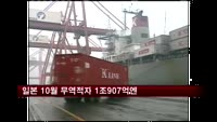 일본 10월 무역적자 1조907억엔…전망치 상회