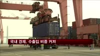 국내 경제, 수출입 비중 커져