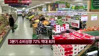 3분기 소비성향 72% 역대 최저