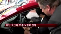 내년 국산차 60종 보험료 인하