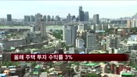 올해 주택 투자 수익률 3%