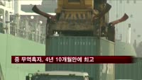 중국 무역흑자, 4년 10개월만에 최고
