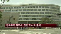 행복주택 가구수, 절반 이하로 줄어