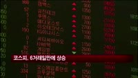 코스피, 외인·기관 매수에 6거래일만에 상승