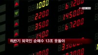 하반기 외국인 순매수 13조 상회…3년래 최고