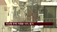 지난해 주택 거래량 전년보다 15.8% 증가