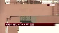 지난해 연간 GDP 2.8% 성장