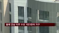올해 강남 이주 수요 1만3천여 가구