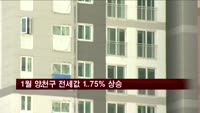 1월 전세값 양천구 가장 많이 올라…1.75% 상승