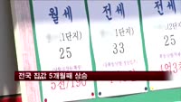 전국 집값 5개월째 상승
