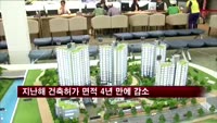 지난해 건축허가 면적 4년 만에 감소