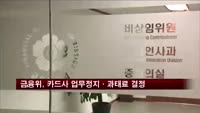 금융위, 카드 3사 '3개월 업무정지, 과태료 600만원' 결정