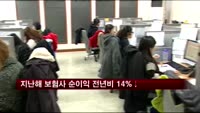 지난해 보험사 순이익 전년비 14%↓
