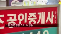 1월 전국 땅값 0.11% 상승