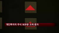 개인투자자 주식 보유량 크게 증가