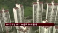 10대 재벌 토지 보유액, 60조원 돌파