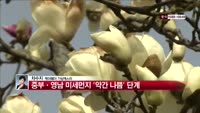 [날씨와경영] 곳에따라 저시정경보 발효 중ㆍ안전유의