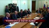푸틴 "우크라이나 가스대금 안 갚으면 공급 중단"