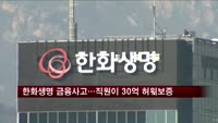 한화생명 금융사고…직원이 30억 허위보증