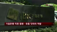 기업은행 직원 횡령·유용 잇따라 적발