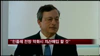 드라기 "인플레 전망 악화시 자산매입 할 것"
