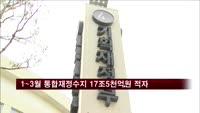 1~3월 통합재정수지 17조5천억원 적자