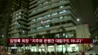 임영록 KB회장 "지주와 은행간 대립구도 아니다"