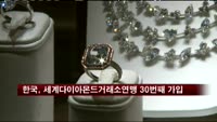 한국, 세계다이아몬드거래소연맹 30번째 가입