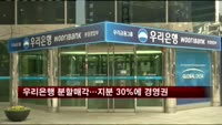 우리은행 분할매각…지분 30%에 경영권