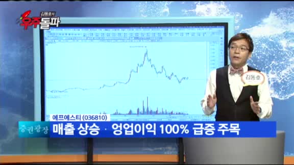 [김동호의 우주돌파] 오늘 장 관심주: 에프에스티(036810)