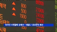 외국인 4개월째 순매수…9월도 1조6천억 매수