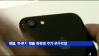 애플, 연·분기 매출 하락에 주가 곤두박질