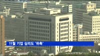 11월 기업 심리도 '위축'…기업경기실사 지수 '부정적'