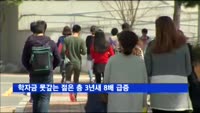 학자금 못갚는 젊은 층 3년새 8배 급증