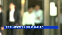 정규직-비정규직 임금 격차 10.5%로 더 커졌다