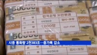 시중 통화량 2천383조…증가폭 감소