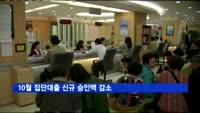 집단대출 규제에 10월 집단대출 신규 승인액 감소