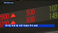 재벌가 미성년자 43명, 1천억원대 계열주식 보유