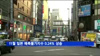 11월 일본 예측물가지수 0.24% 상승