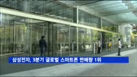삼성전자, 3분기 글로벌 스마트폰 판매량 1위