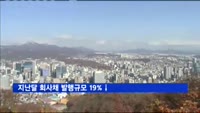 지난달 회사채 발행규모 19%↓