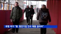 유럽 국가 "중, 첨단기업 인수 제동 걸어야"