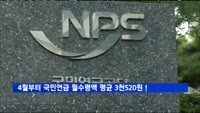 4월부터 국민연금 월 수령액 평균 3천520원↑