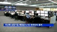 지난해 상장기업 배당금 6.7조 외국인이 챙겨