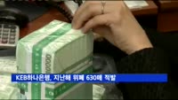 KEB하나은행, 지난해 위폐 630매·13만4천 달러 적발