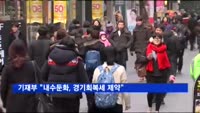 기재부 "내수둔화, 경기회복세 제약"