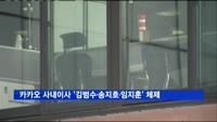 카카오, 사내이사 '김범수·송지호·임지훈' 체제로