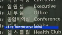 시중은행, 대우조선에 5억 달러 추가보증