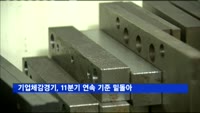 기업체감경기, 11분기 연속 기준 밑돌아